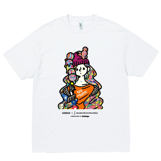 GENIUS×Double Quotation Girl コラボTEE