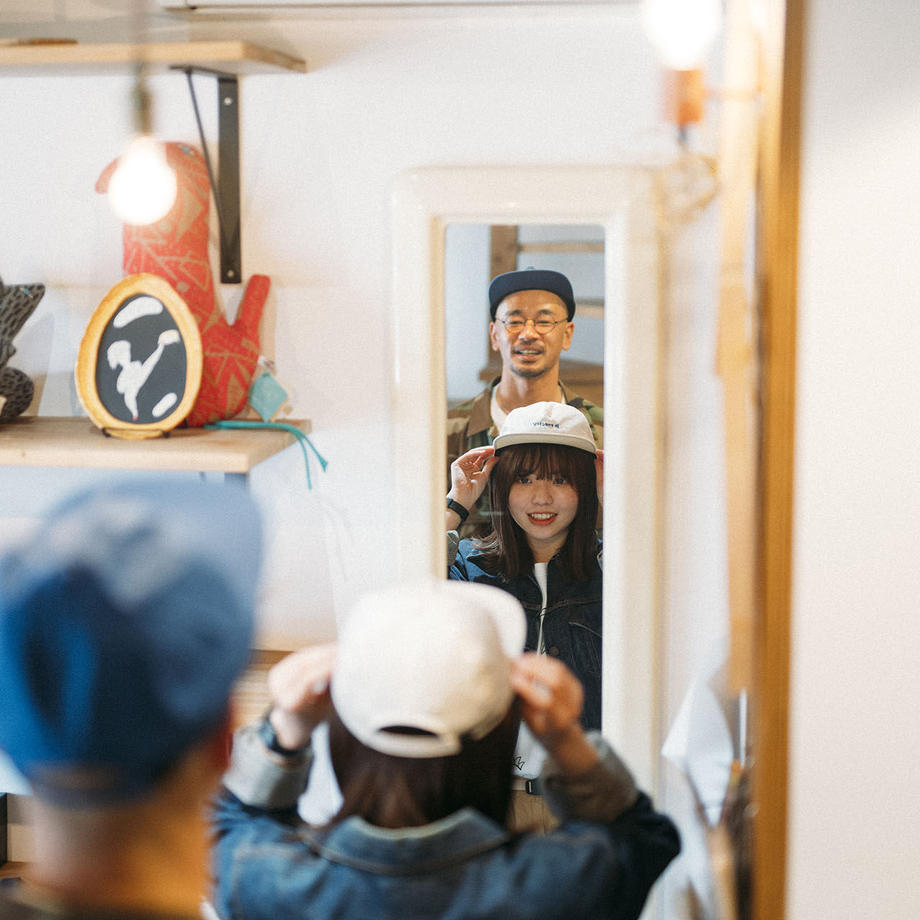 in the city  キャップ  アイボリー