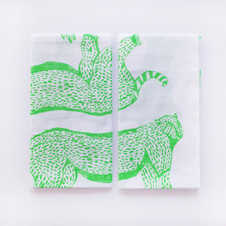 チーター 手ぬぐい