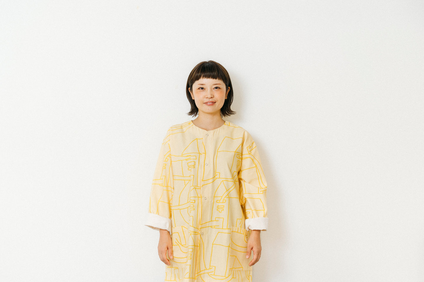 SHIRT 〈 post 〉yellow
