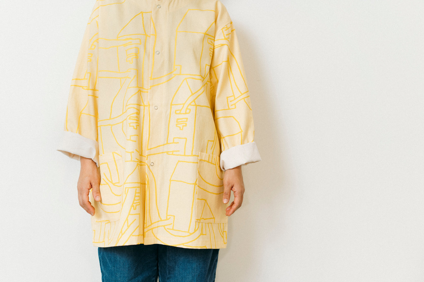 SHIRT 〈 post 〉yellow