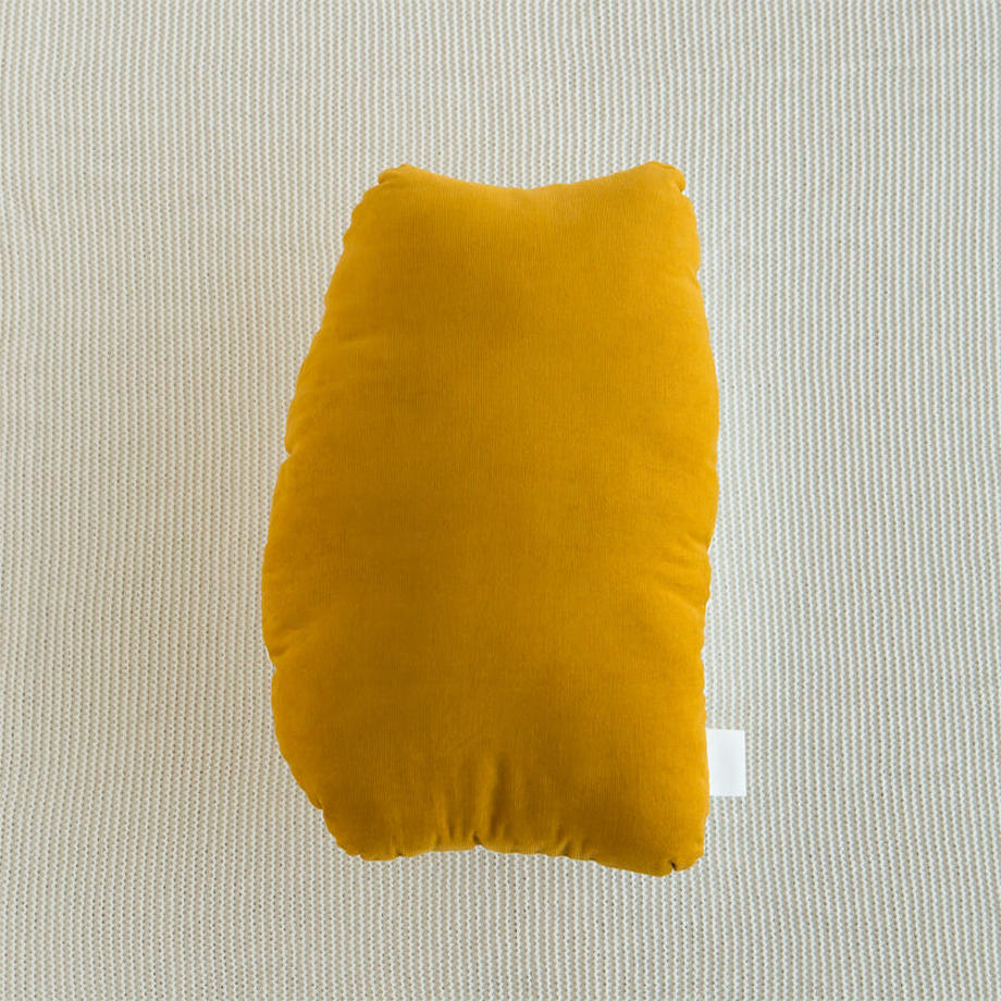 フクロウ マスタード クッション