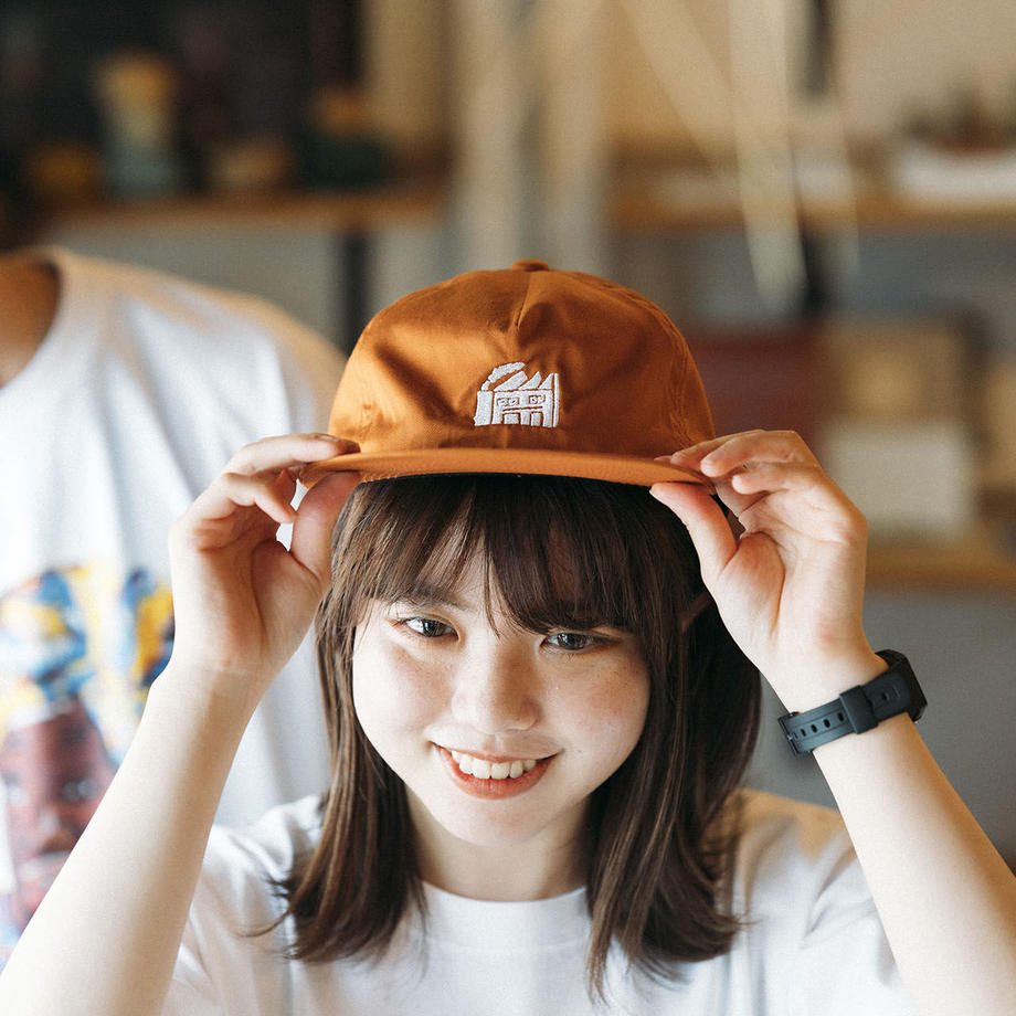 Factory  キャップ  オレンジ