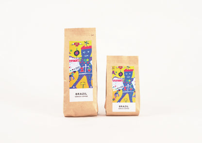 【コーヒー豆】GENIUS COFFEE ブラジル 100g / 200g