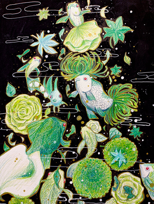 百花の白昼夢・ 翠緑