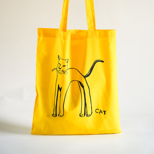 【TOTE BAG】A COFFEE , A BOOK , AND...  / YELLOW