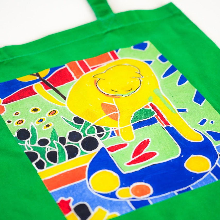 【TOTE BAG】A COFFEE , A BOOK , AND...  / GREEN