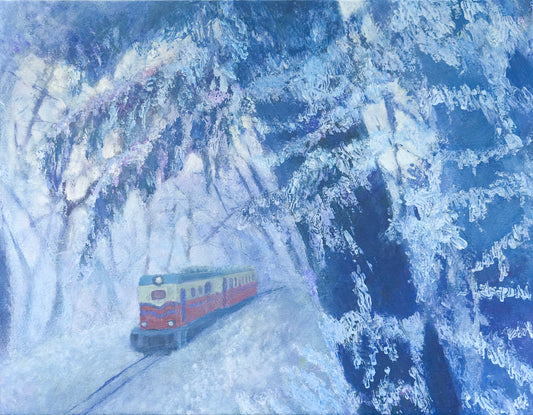 氷の森の列車