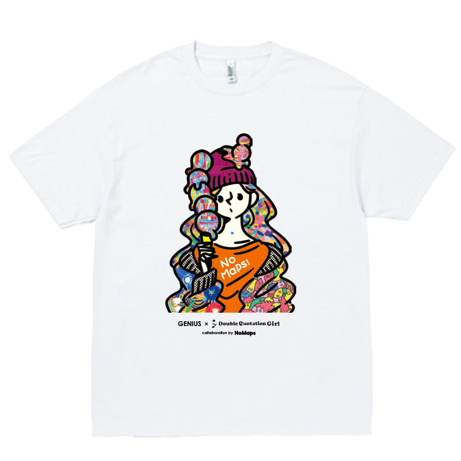 GENIUS×Double Quotation Girl コラボTEE