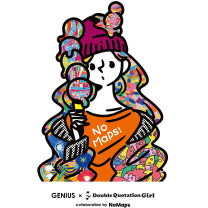GENIUS×Double Quotation Girl コラボTEE