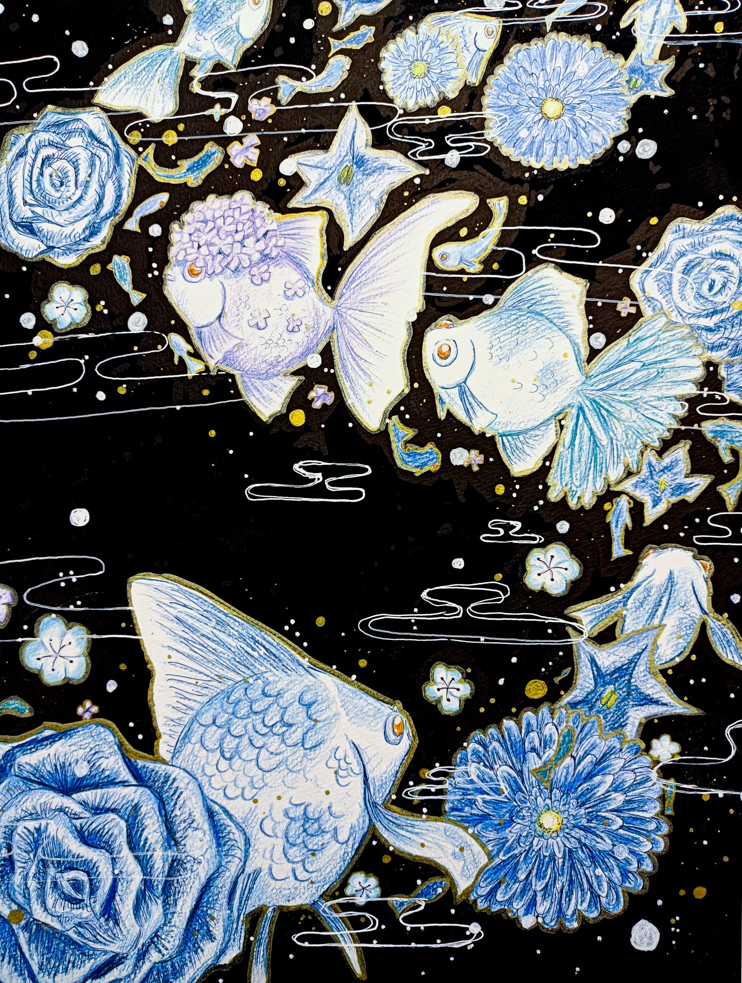 百花の白昼夢・ 群青