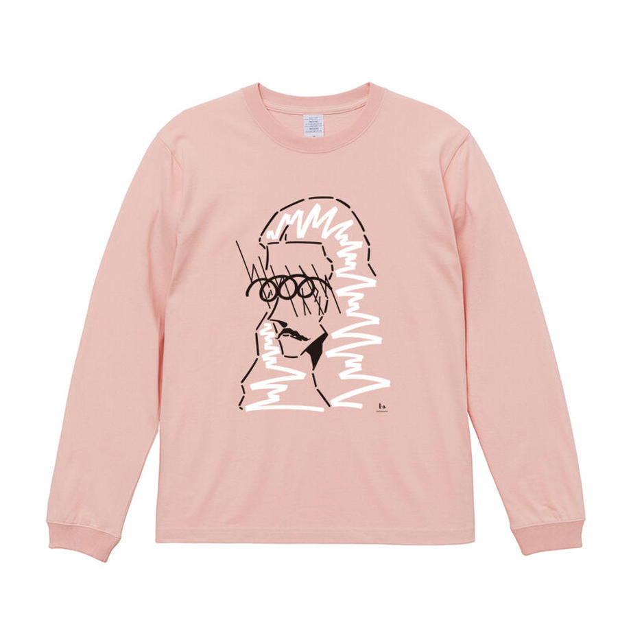 OKI × fa　ロングスリーブ Tシャツ（オフピンク）