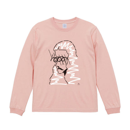 OKI × fa　ロングスリーブ Tシャツ（オフピンク）