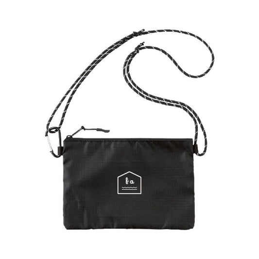 fa ロゴ サコッシュ(ブラック)