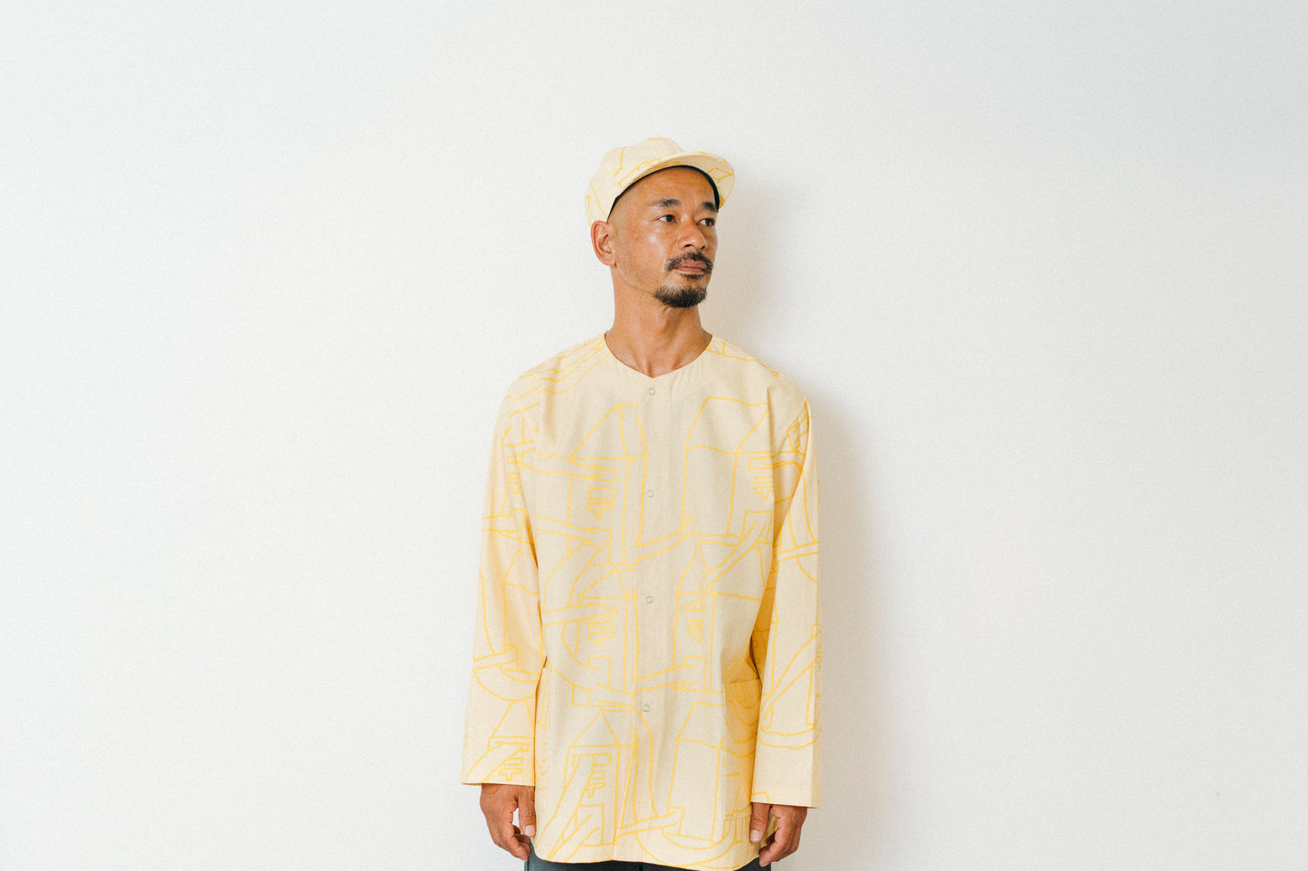 SHIRT 〈 post 〉yellow