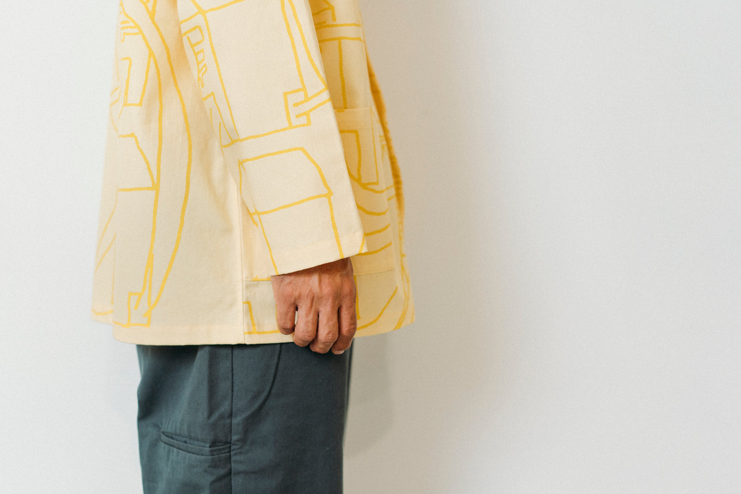 SHIRT 〈 post 〉yellow