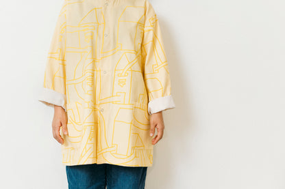 SHIRT 〈 post 〉yellow