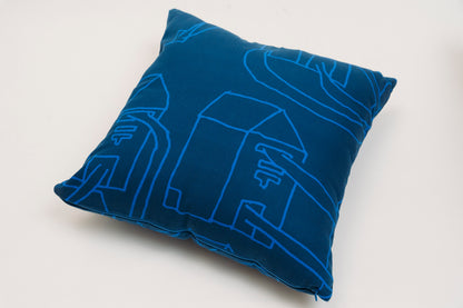 CUSHION〈 post 〉navyblue