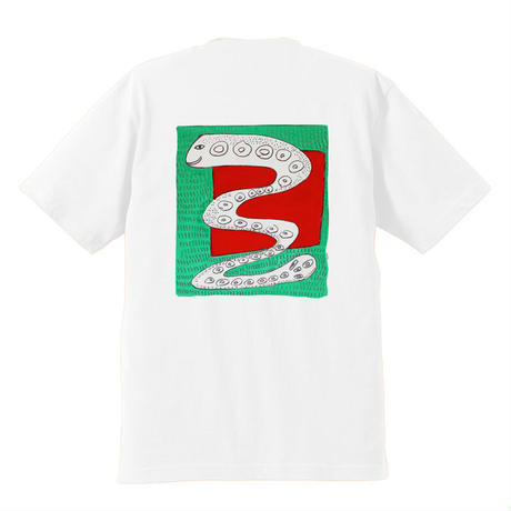 不敵に笑うヘビ　Tシャツ
