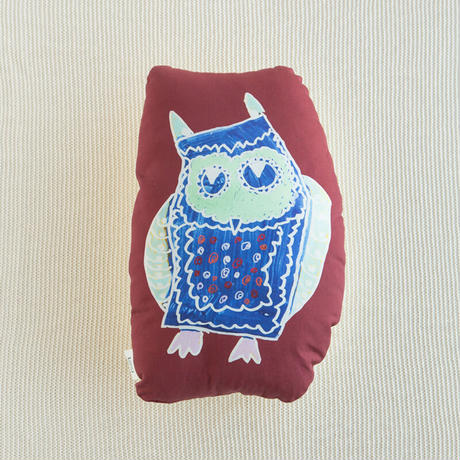 フクロウ アズキ クッション